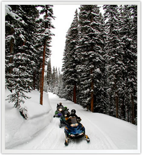Copper Mountain Group Snowmobile Tours